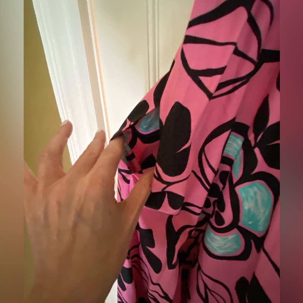 Zara Printed Poplin Midi Dress with Floral Print size S - Picture 11 of 15